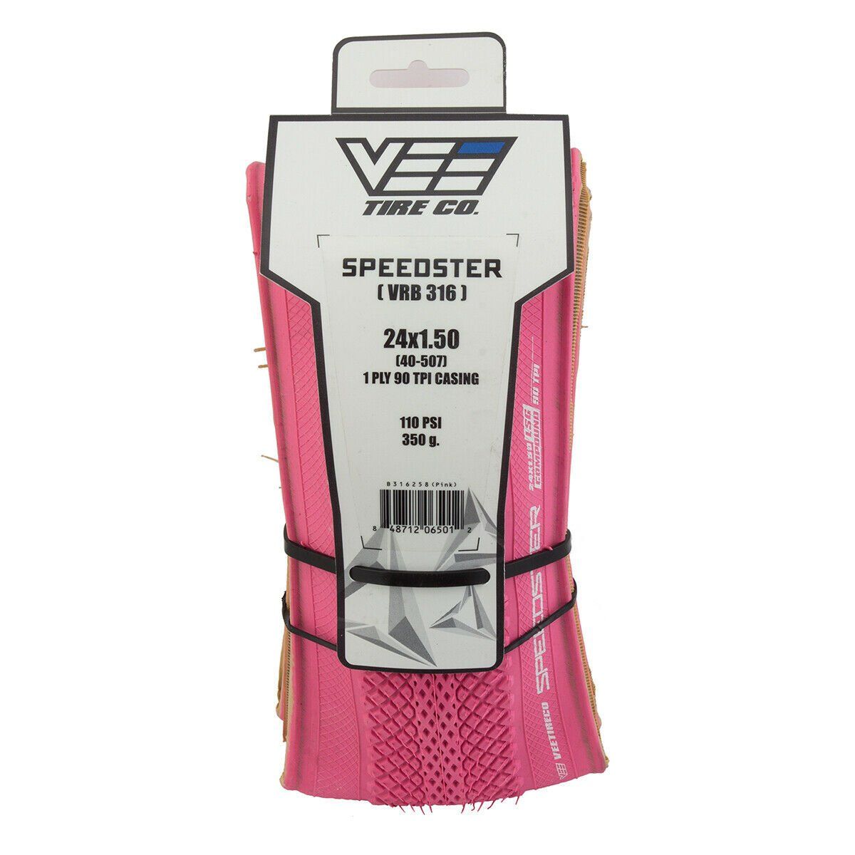 Tire Vee Speedster VRB316 24x1.50 PINK fold/90