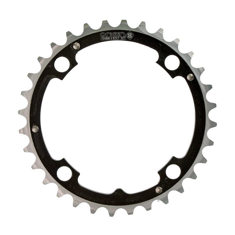 CHAINRING OR8 104mm 32T RAMPED 4B BK/SL