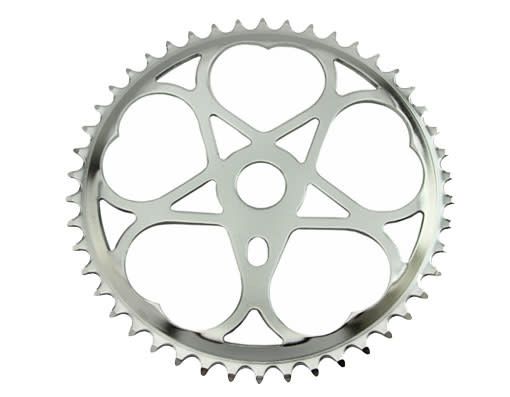Steel Chainring Sweet Heart 1/2 X 3/32 46t Chrome