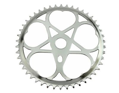 Steel Chainring Sweet Heart 1/2 X 3/32 46t Chrome