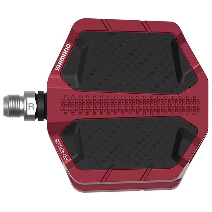 PEDAL, PD-EF205, FLAT, W/O REFLECTOR, RED
