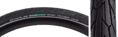 Schwalbe Road Cruiser (37-584, Wired, K-Guard, Green Compound, Black+Reflex)