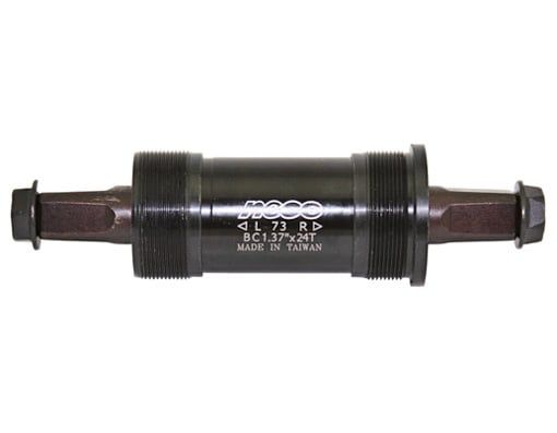 neco Bottom Bracket Cartridge Square Set 73mm 127.5mm Black