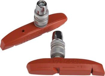 BRAKE SHOES K/S SUPRA 2 V-BRAKE/ROAD SALMON