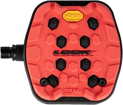 LOOK Geo Trail Grip Pedals - Platform, 9/16&quot;, Red