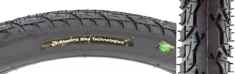 TIRE EBT 16x2.5 BK/BK K1039 E-BIKE WIRE *STIFF SIDEWALLS-DIFICULT TO INSTALL*