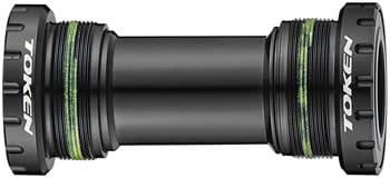 Token TK877ITA Threaded Bottom Bracket - Italian, Shimano HollowTech II, Black