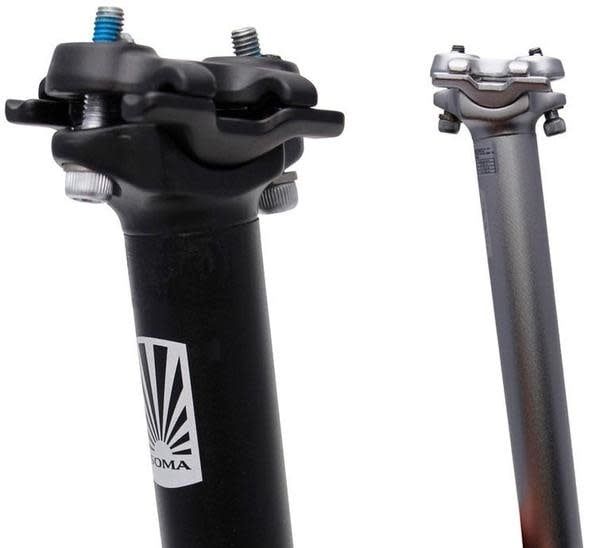 ZERO OFFSET SEATPOST 350mm 27.2 SILVER