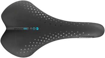 Selle San Marco Sportive Saddle - Steel, Black, Men&#39;s, Small, Gel