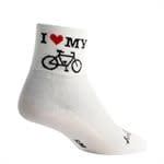 SockGuy Heart My Bike Socks S/M