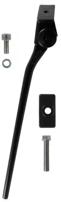 ALLOY KICKSTAND W/KS2&amp;KS3 HARDWARE 285mm BLACK