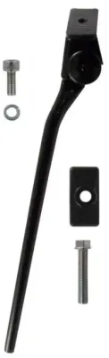 ALLOY KICKSTAND W/KS2&amp;KS3 HARDWARE 285mm BLACK