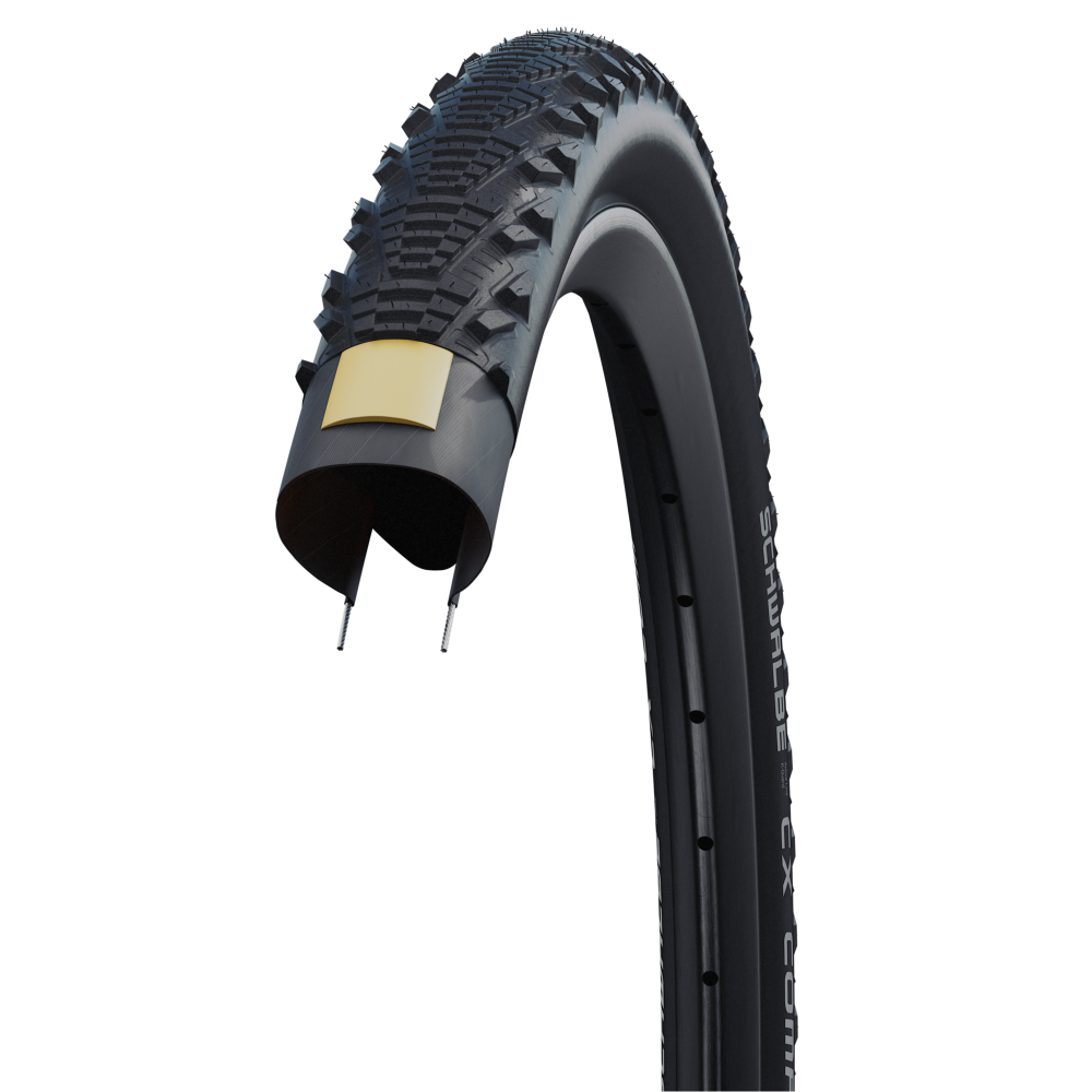 Schwalbe CX Comp Kevlar Guard SBC Compound Rigid in Black - 26 x 2.00&quot; Black