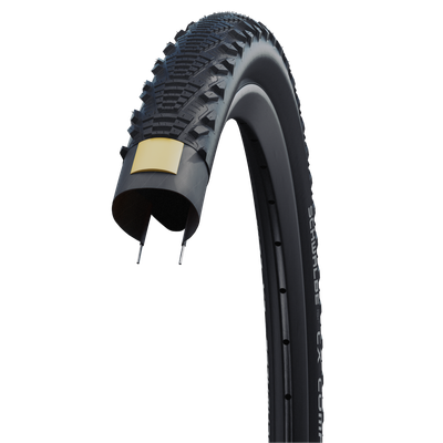 Schwalbe CX Comp Kevlar Guard SBC Compound Rigid in Black - 26 x 2.00&quot; Black