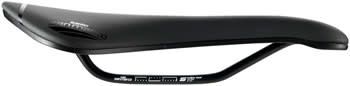 Selle San Marco Aspide Short Open-Fit Saddle - Steel, Black, Men&#39;s, Narrow