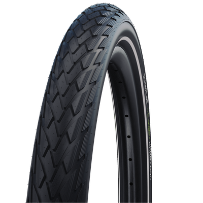 Schwalbe Green Marathon Tire - 26 x 2.00, Clincher, Wire, Black/Reflective, Performance Line, GreenGuard, TwinSkin, Addix