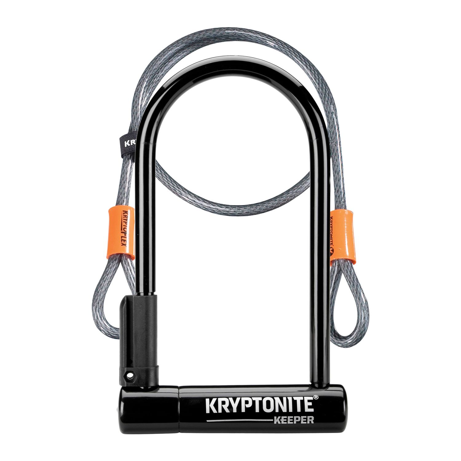 KryptoniteKEEPER-12 STD U-Lock 4x8 w/4ft CBL &amp;BRKT