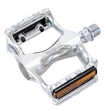 MKS SEAHORSE MTB PEDALS 9/16&quot; W/REFLECTORS SILVER