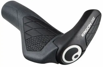 Ergon GS2 LOCK-ON GRIPS W/2F BAREND BLK SM