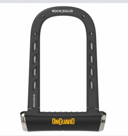 OnGuard 8590 ROCKSOLID GRINDER-RESISTENT U-LOCK