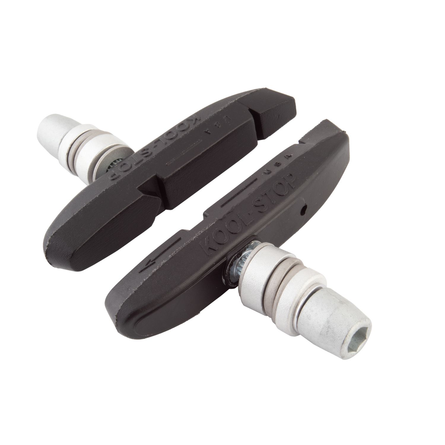 KoolStop SUPRA-2 ROAD SHOES W/V-WASHERS BLACK