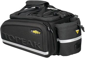 TT9647B2 MTX EXP TRUNKBAG W/BOTTLE HOLDER BLK FITS 2.0 RACKS