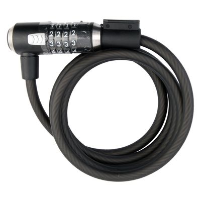 Kryptonite KRYPTOFLEX 1218 COMBO Cable Lock 6fx12m w/BKT BK