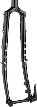 Surly Disc Trucker Fork - 700c, 1-1/8&quot; Straight, 100x12 mm Thru-Axle, Steel, Disc, Black