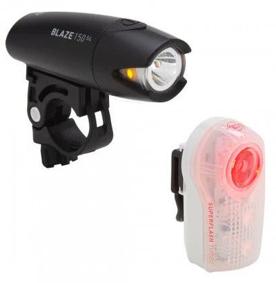 Planet Bike 3183 BLAZE-150 SL/SUPERFLASH TURBO LIGHT SET