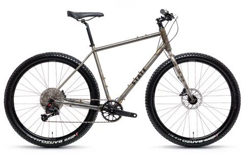 State Bicycle Co. 4130 All-Road - Flat Bar - Raw Phosphate (12 Speed / UDH) - Small 700c
