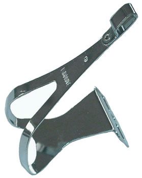 MKS Toe Clip Super Steel Large Chrome