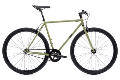 State Bicycle Co 4130 Fixed Gear / Single-Speed Matte Olive 52 cm