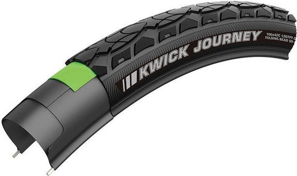 Kenda 700x50c K1129 KWICK JOURNEY W/K-SHIELD REFLECTIVE TIRE BLACK