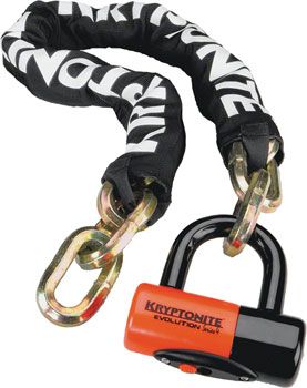 Kryptonite New York Chain 1210 and Evolution Disc Lock: 3.25&#39; (100cm)