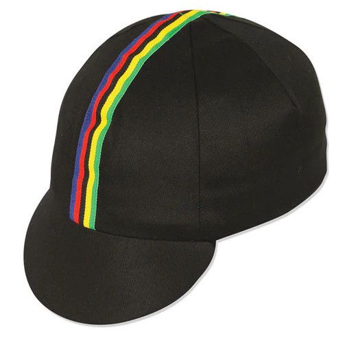 Pace Sportswear COTTON CAP - WORLD CHAMP STRIPES BLACK