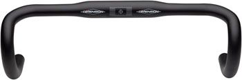 MSW Flat Top Shallow Drop Handlebar - Aluminum, 31.8mm, 44cm,Black