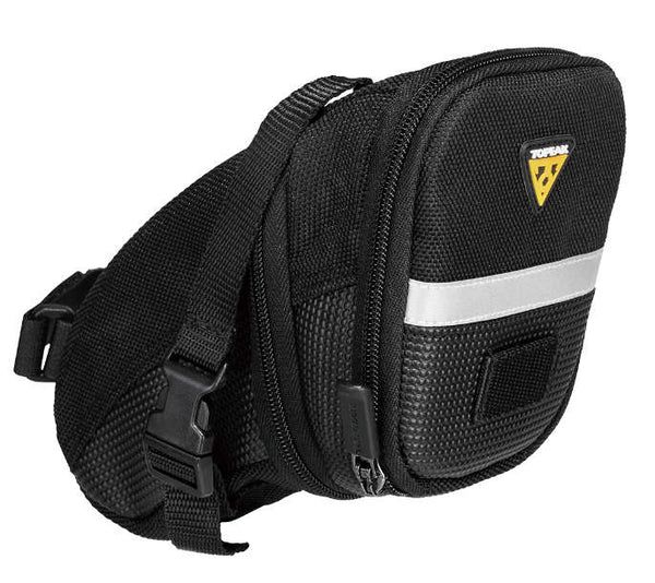 TOPEAK TC2261B AERO WEDGE PACK W/STRAP MED Black 60/80ci