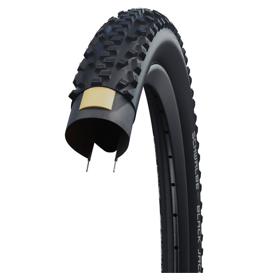 Schwalbe Black Jack HS 407, Active Line, Wire Bead, 57-559/26x2.25, K-Guard, Schwalbe Basic Compound, Black