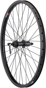Quality Wheels Value HD Series Rear Wheel - 26", QR x 135mm, Center-Lock Disc / Rim Brake, HG 10, Black, 36H