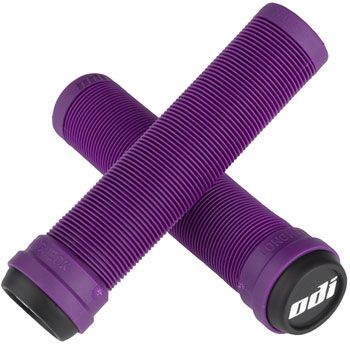 ODI Longneck Flangeless Grips Purple 143mm