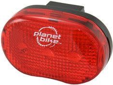 Planet Bike 3009 BLINKY-3 3-LED TAIL LIGHT W/Batteries