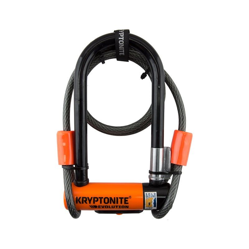 Kryptonite EVOLUTION MINI U Lock-7 3.25x7 w/Cable and Bracket