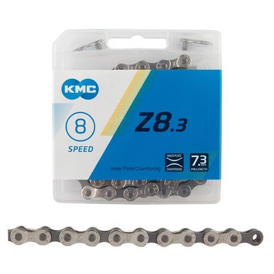 KMC Z8.3 Chain - 8-Speed, 116 Links, Gray