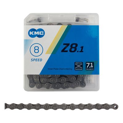 KMC Z8.1 INDEX 8s GY/GY 116L Chain