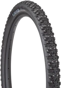 45NRTH Kahva Tire - 27.5 x 2.1, Tubeless, Folding, Black, 60 TPI, 240 Concave Carbide Studs