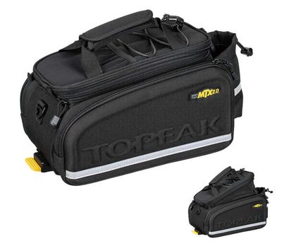 Topeak TT9648B2 MTX DX TRUNKBAG W/BOTTLE HOLDER BLK FITS 2.0 RACKS