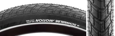Schwalbe MOTION BIG APPLE 26x2.15 PERF R-GUARD BK/BSK/REF ADDIX GRN E25 WIRE