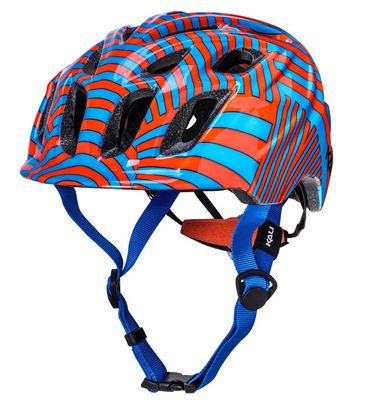 Kali Protectives CHAKRA CHILD LIGHTED HIGHWIRE TANGERINE/BLUE Helmet S