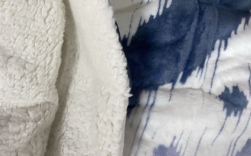 Edredón Sherpa Lena azul
