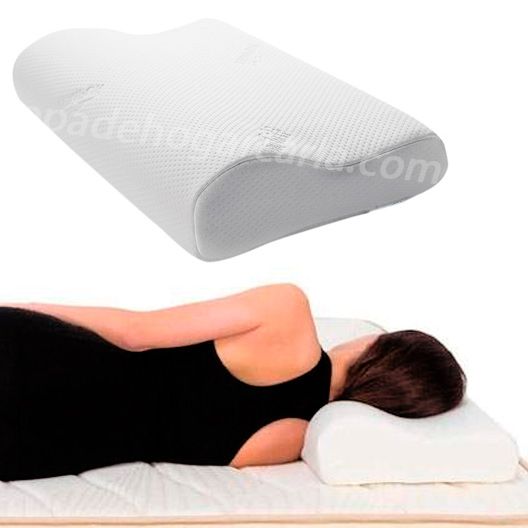 Almohada Viscoelástica Cervical ergonómica Aloe